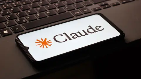 Getty Images Claude logo on a smartphone