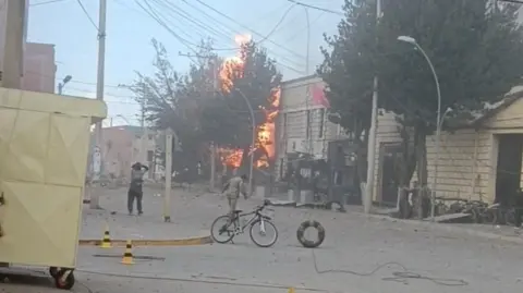 Reuters An explosion at a military unit in Viacha, Bolivia September 4, 2026, in this screengrab taken from a social media video.