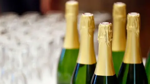 Getty Images Bottles of champagne