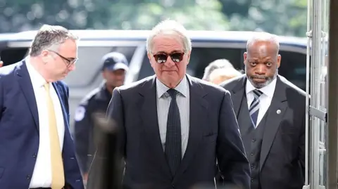 Getty Images Leon Black seen on Capitol Hill before a hearing with the House Oversight Committee in June