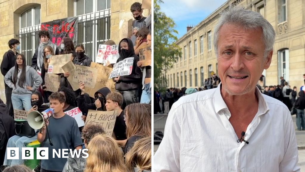 Watch: Why are students protesting at schools in France?The BBC's Hugh Schofield is in Paris as a wave of school protests over overcrowded classes and teacher shortages spreads across France.4 hrs agoEurope Watch: Why are students protesting at schools in France?The BBC's Hugh Schofield is in Paris as a wave of school protests over overcrowded classes and teacher shortages spreads across France.4 hrs agoEurope
