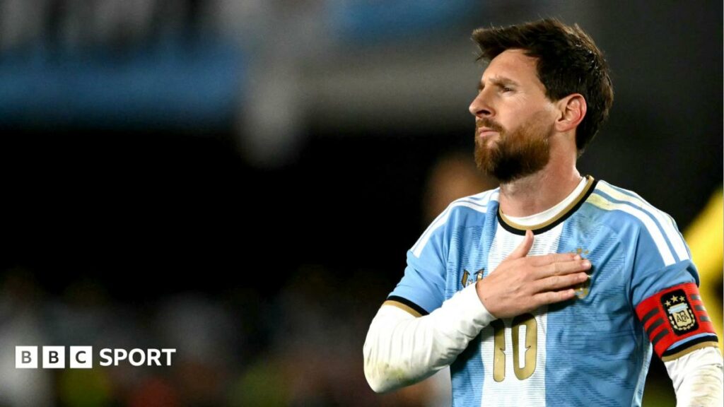 'The world thanks you' - emotional Messi scores in final Argentina gameLionel Messi brings his Argentina career to a fitting end with a goal against Benin on an emotional night in Buenos Aires.