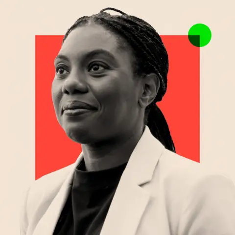 Getty A treated image of Kemi Badenoch